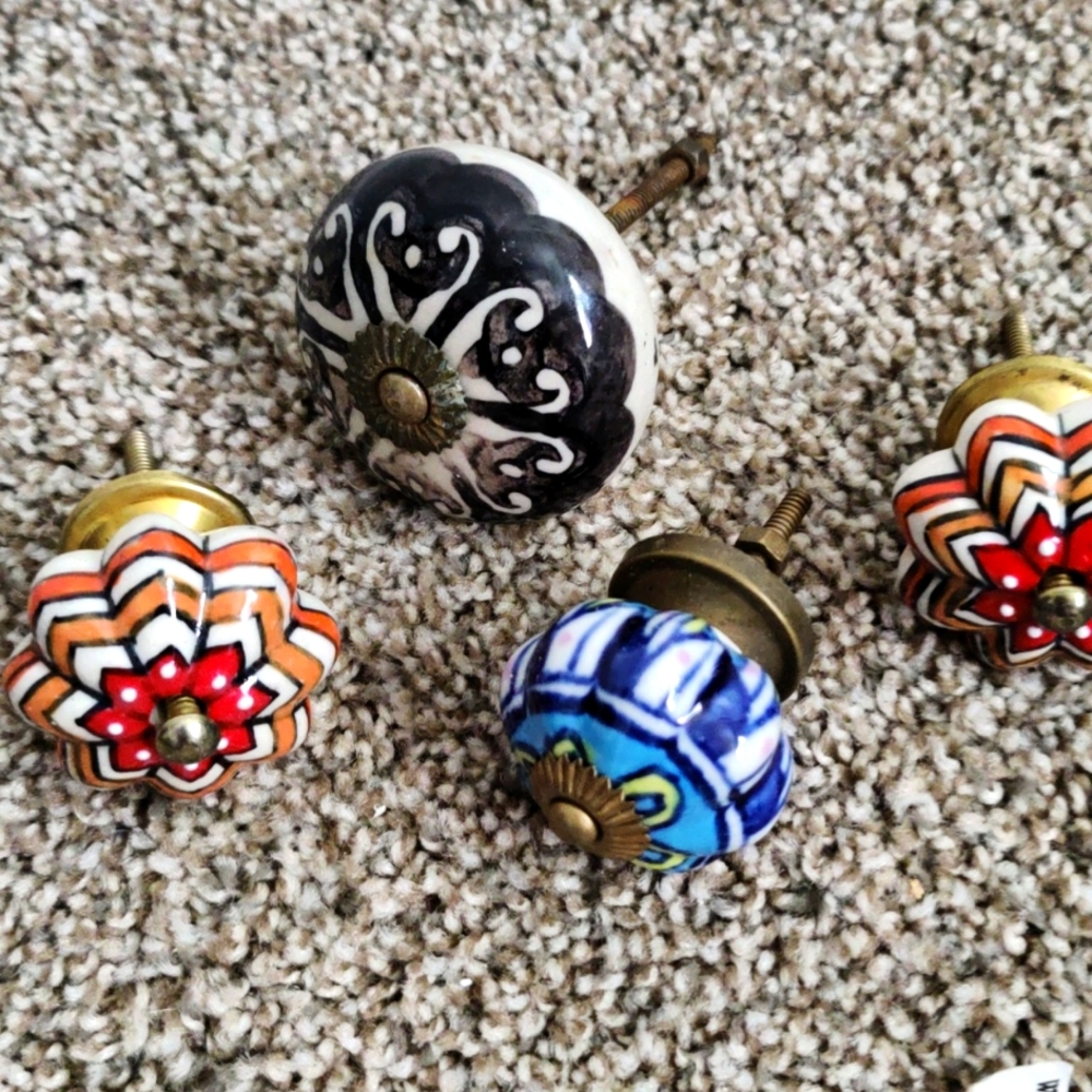 Unique Spanish style knobs